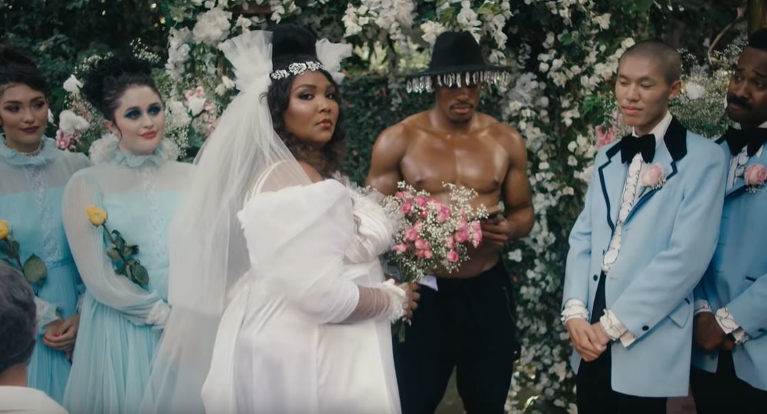 Lizzo in the “Truth Hurts” music video